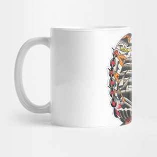 Homeward Ship Tattoo Design Mug